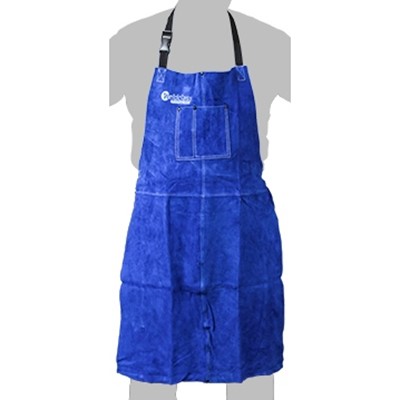 WELDCLASS APRON - LEATHER PROMAX BLUE 900 X 600MM